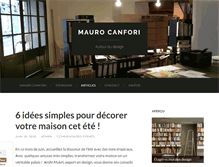 Tablet Screenshot of maurocanfori.fr